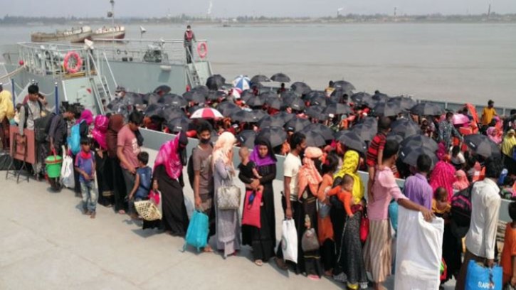 ভাসানচরে পৌঁছেছেন আরও পাঁচ শতাধিক রোহিঙ্গা