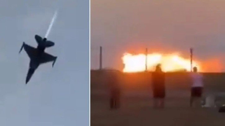 মহড়ার সময় এফ-১৬ বিধ্বস্ত, বেঁচে নেই পাইলট