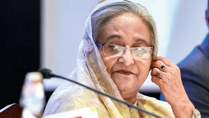 বাসে আগুন দেওয়া নিয়ে হাসিনার পুরোনো বক্তব্য ভাইরাল