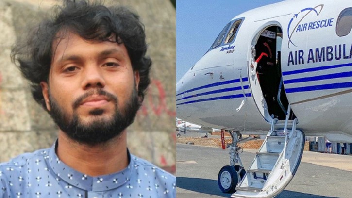 সিঙ্গাপুর পৌঁছেছে ওসমান হাদিকে বহনকারী এয়ার অ্যাম্বুলেন্স